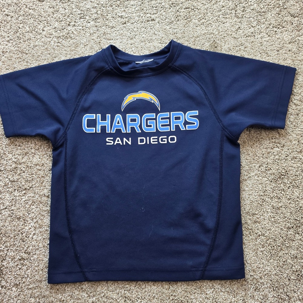 San Diego Chargers Jersey Toddler Boys 3T Athletic Blue NFL Football Shirt